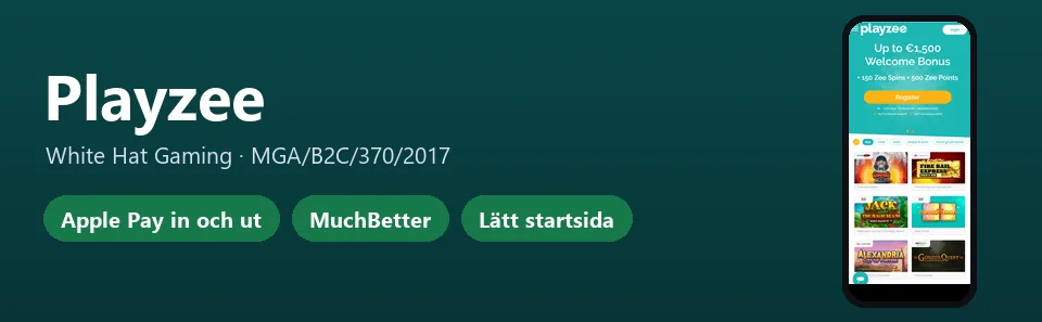 Playzee i mobilen – licens MGA/B2C/370/2017