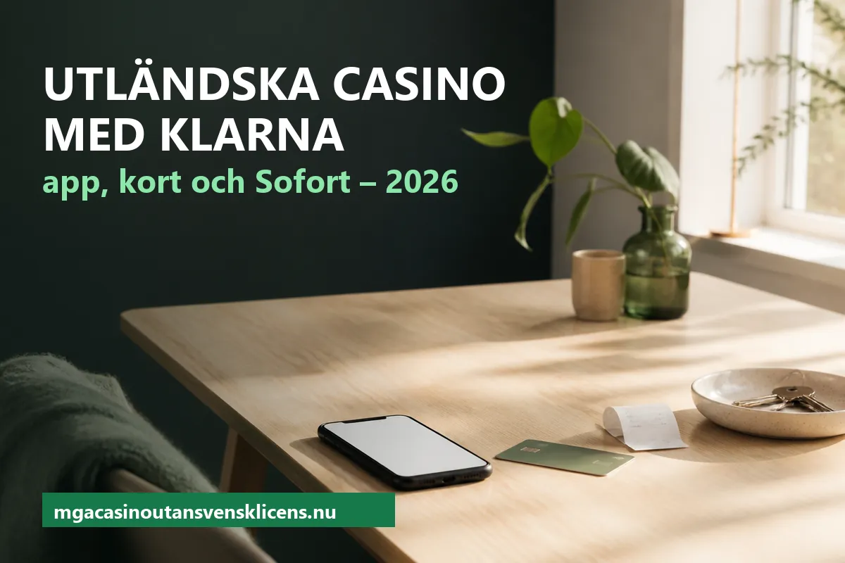 Mobiltelefon, ett grönt bankkort och ett kvitto på ett ljust träbord i eftermiddagsljus