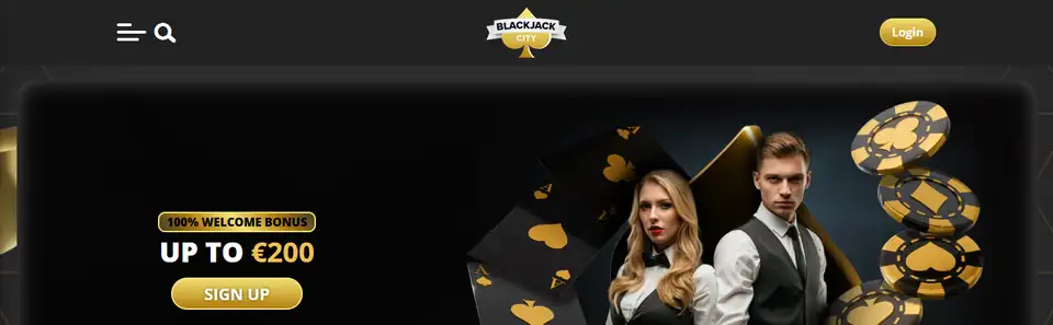 Blackjack Citys startsida
