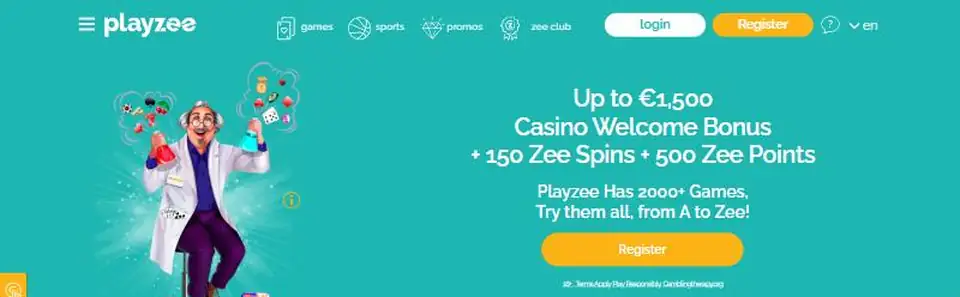 Playzees startsida